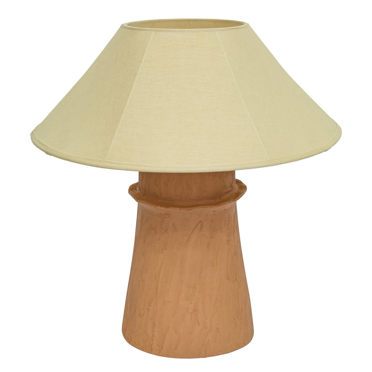 TOV Furniture Matson Terracotta Table Lamp in terracotta base with a fabric shade, primary product view