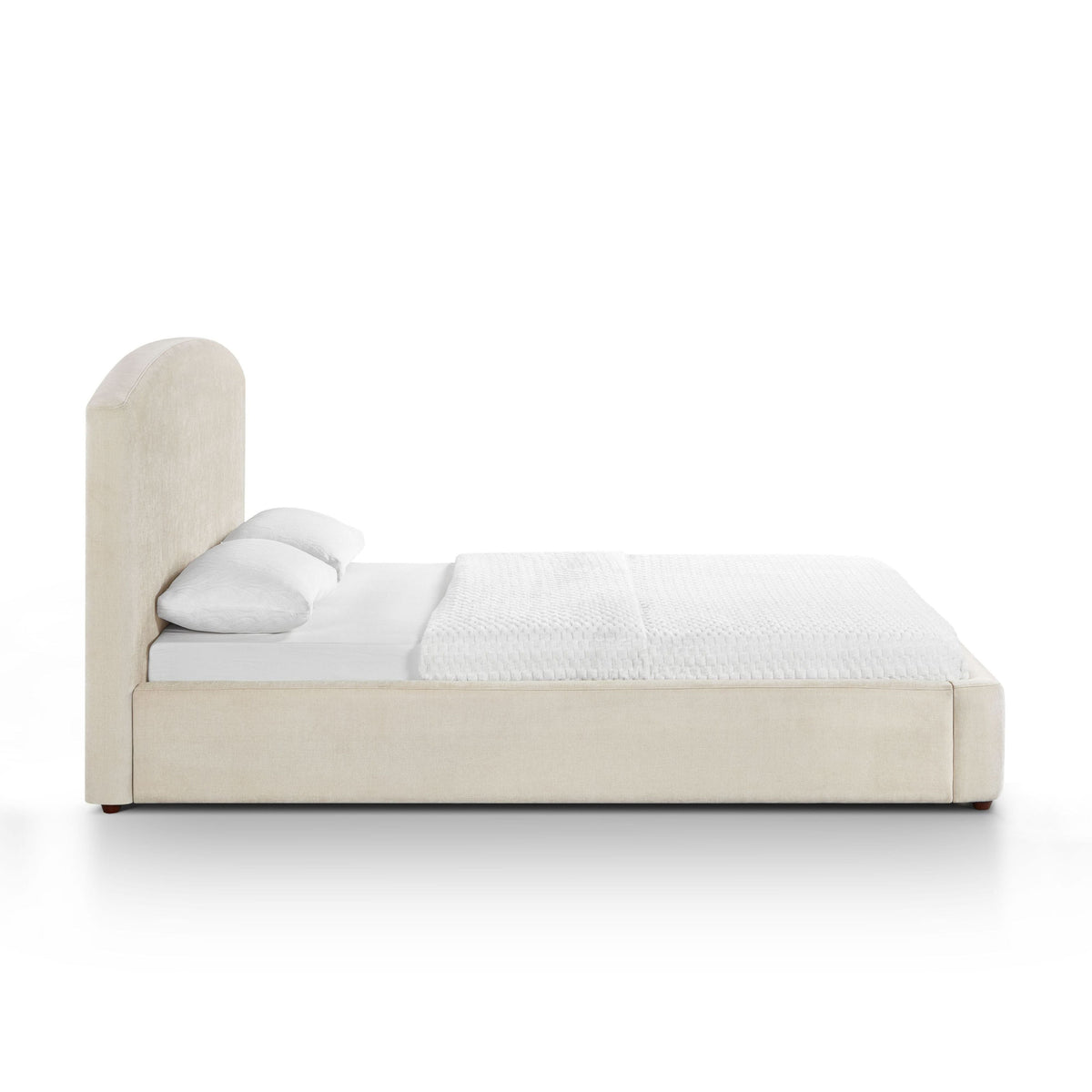 TOV Furniture Leah Cream Performance Chenille Bed
