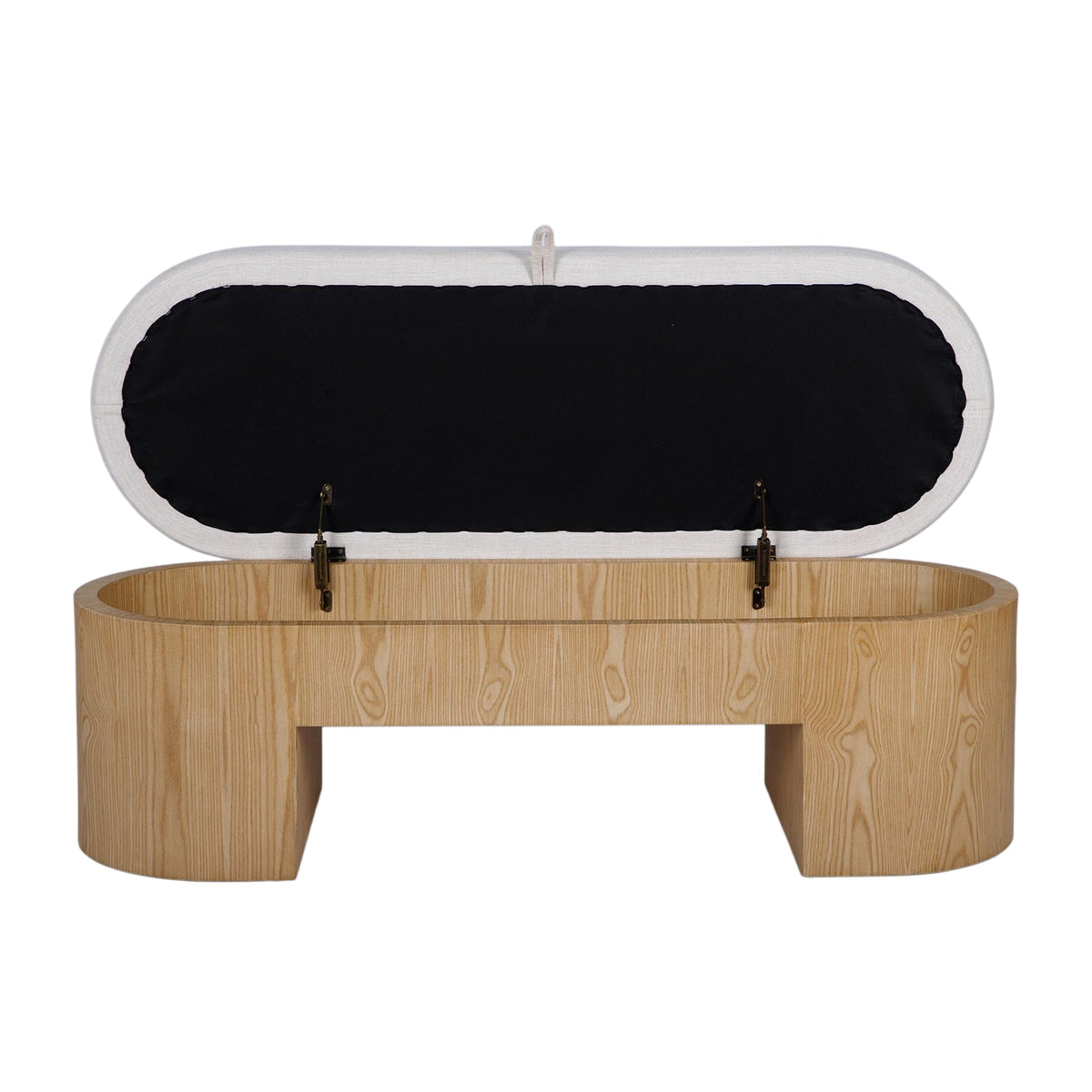 TOV Furniture Poppi Cream Performance Storage Bench
