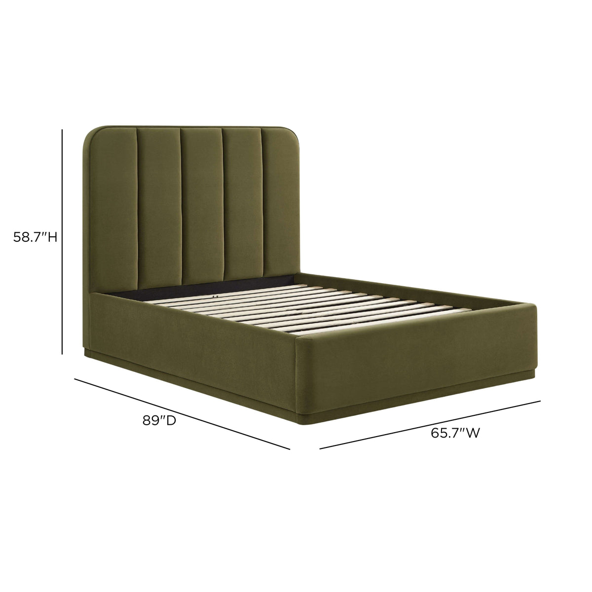 TOV Furniture Parker Green Bed