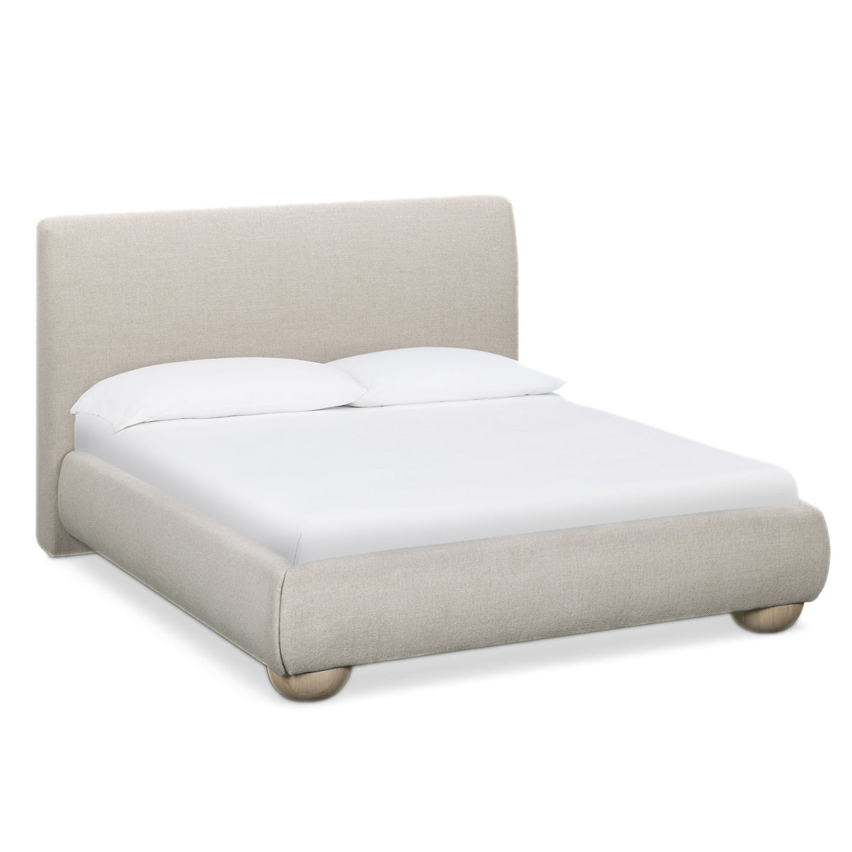TOV Furniture Rayne Cream Textured Bed