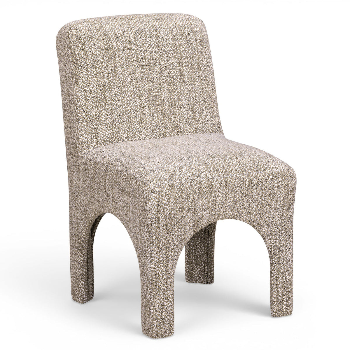 TOV Furniture Tomlin Performance Chenille Dining Chair in beige chenille, primary product view