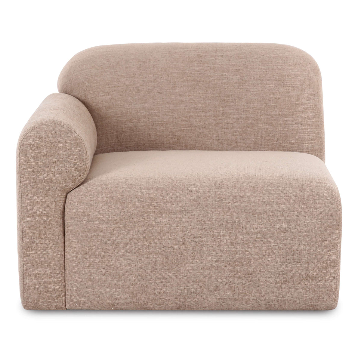 TOV Furniture Gorge Tan Left Modular Corner Chair