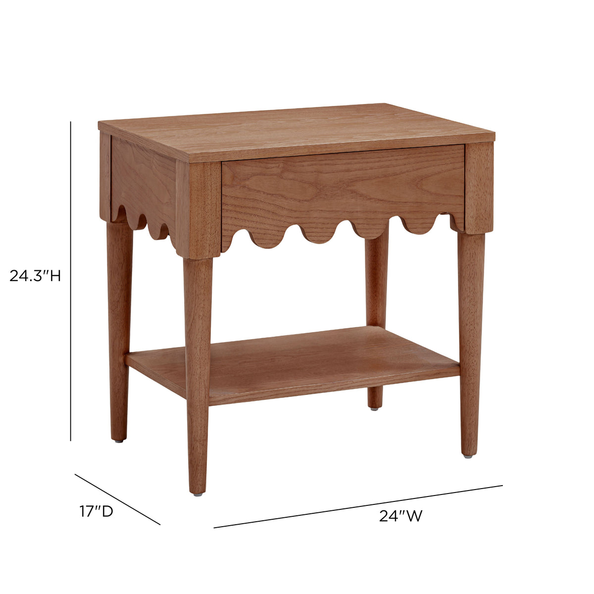 TOV Furniture Oodle 24in Nightstand With Drawer