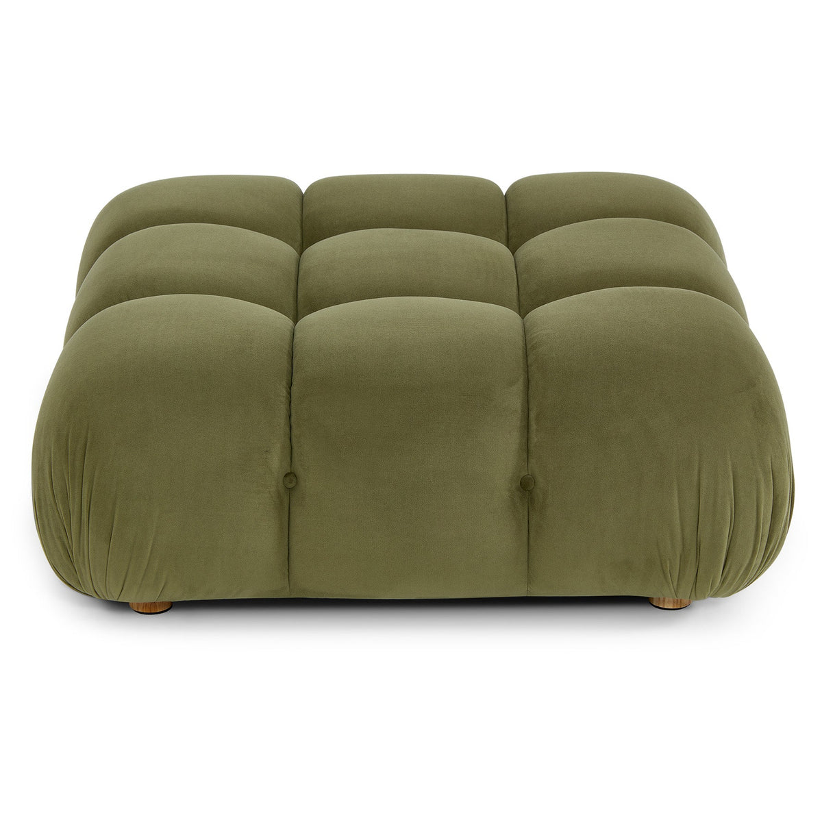 TOV Furniture Calliope Olive Green Performance Modular Ottoman