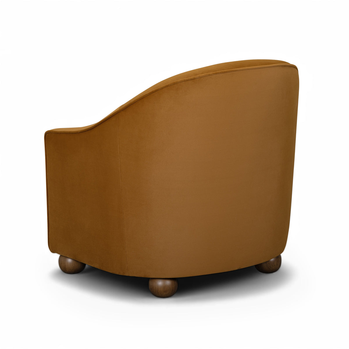 TOV Furniture Cettie Cognac Performance Velvet Accent Chair