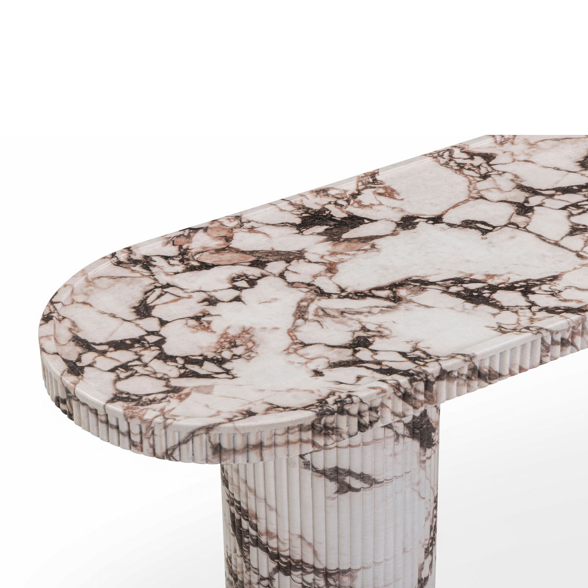 TOV Furniture Darcy Breccia Concrete Indoor/Outdoor Console Table