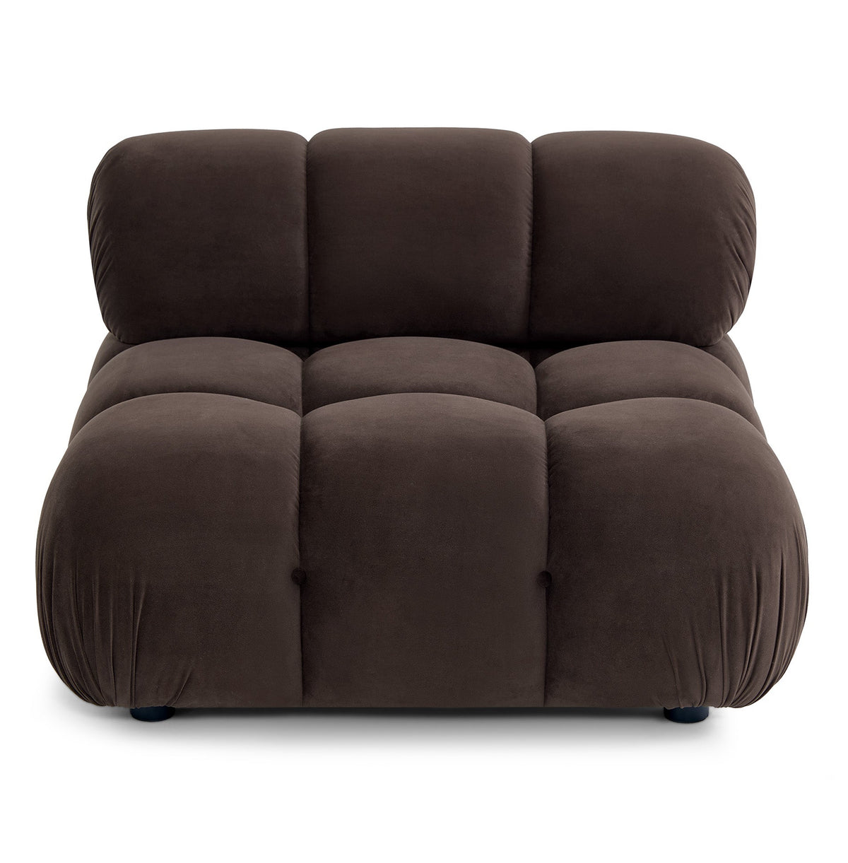 TOV Furniture Calliope Dark Brown Performance Modular Armless Chair
