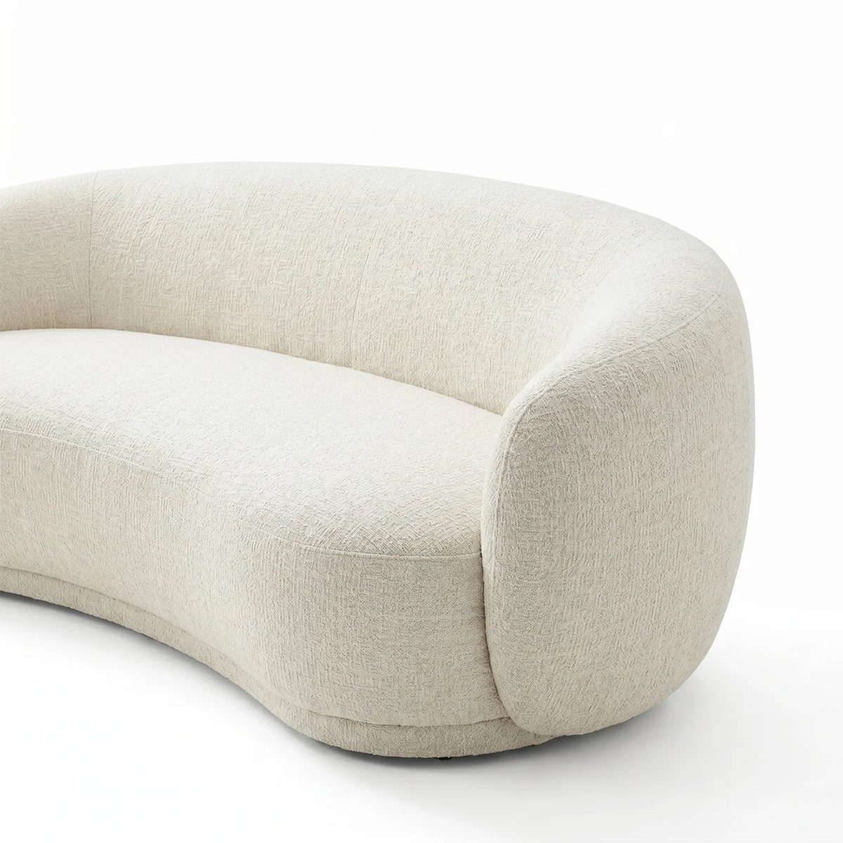 TOV Furniture Kendall Off White 119in Sofa