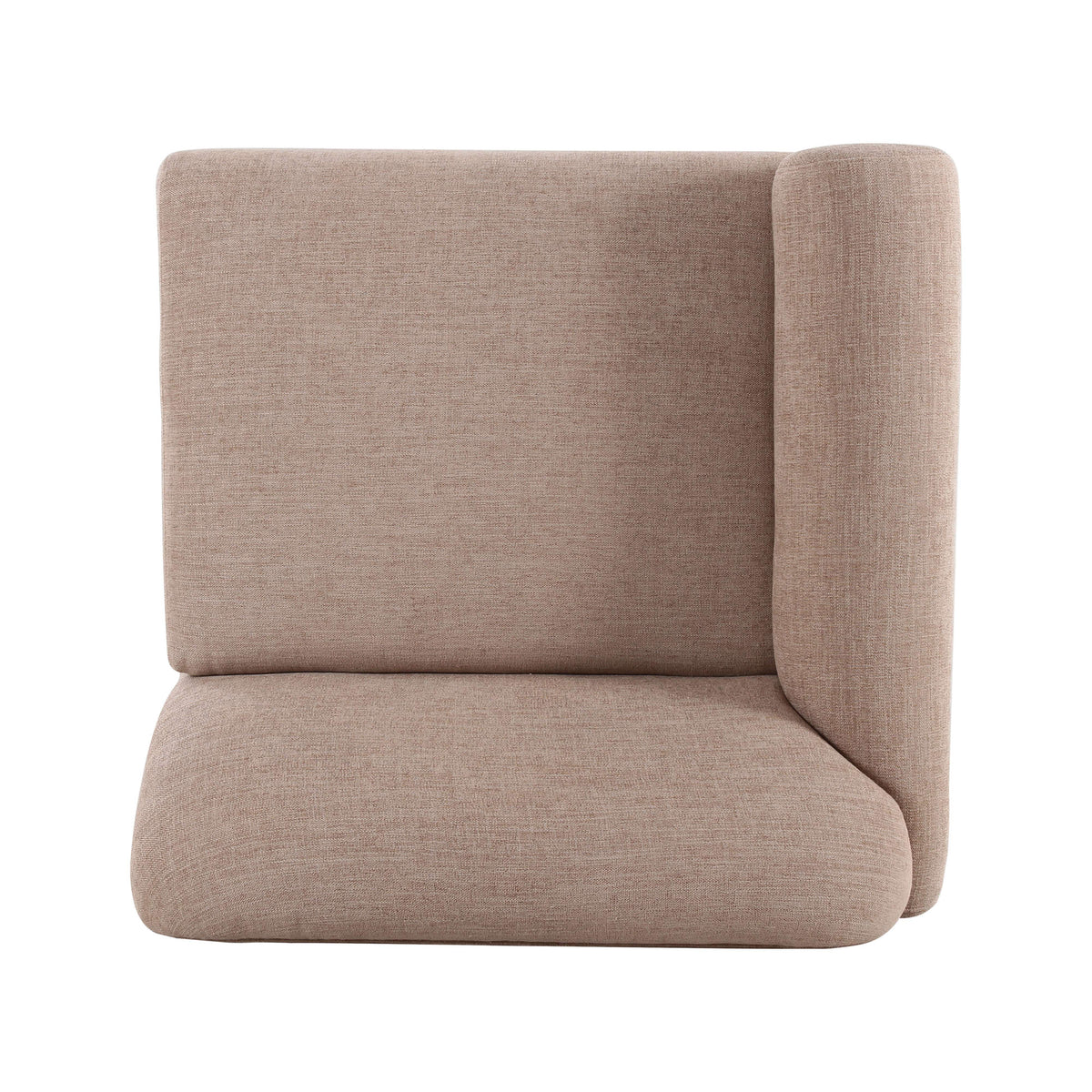 TOV Furniture Gorge Tan Left Modular Corner Chair