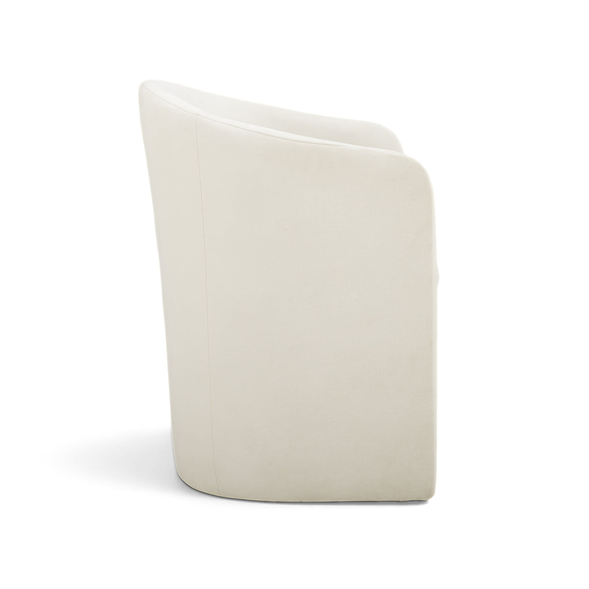 TOV Furniture Seraphina Cream Performance Velvet Dining Chair