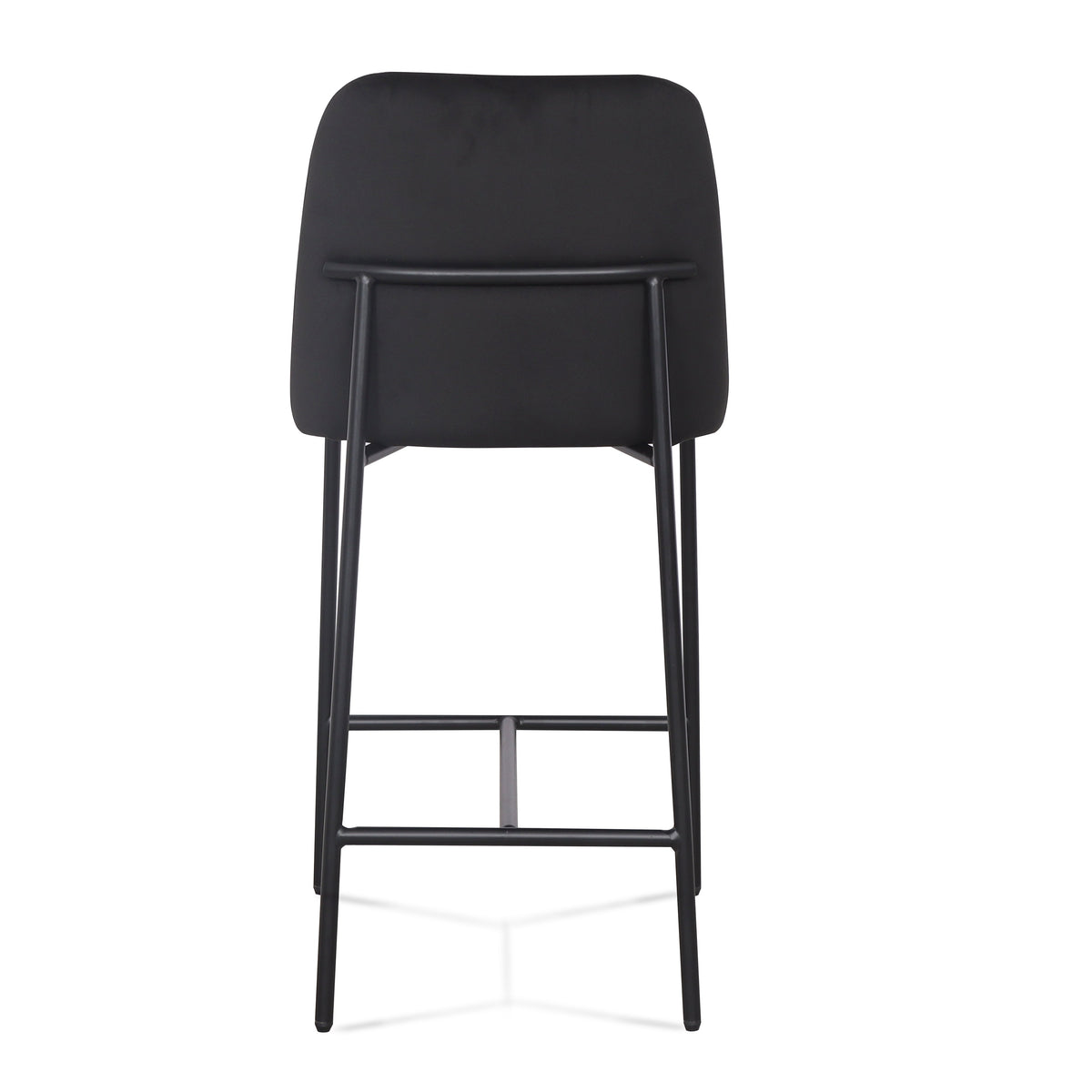 TOV Furniture Sydney Black Performance Velvet Counter Stool Set of 2