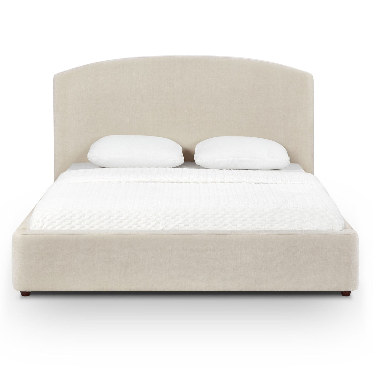 TOV Furniture Leah Cream Performance Chenille Bed