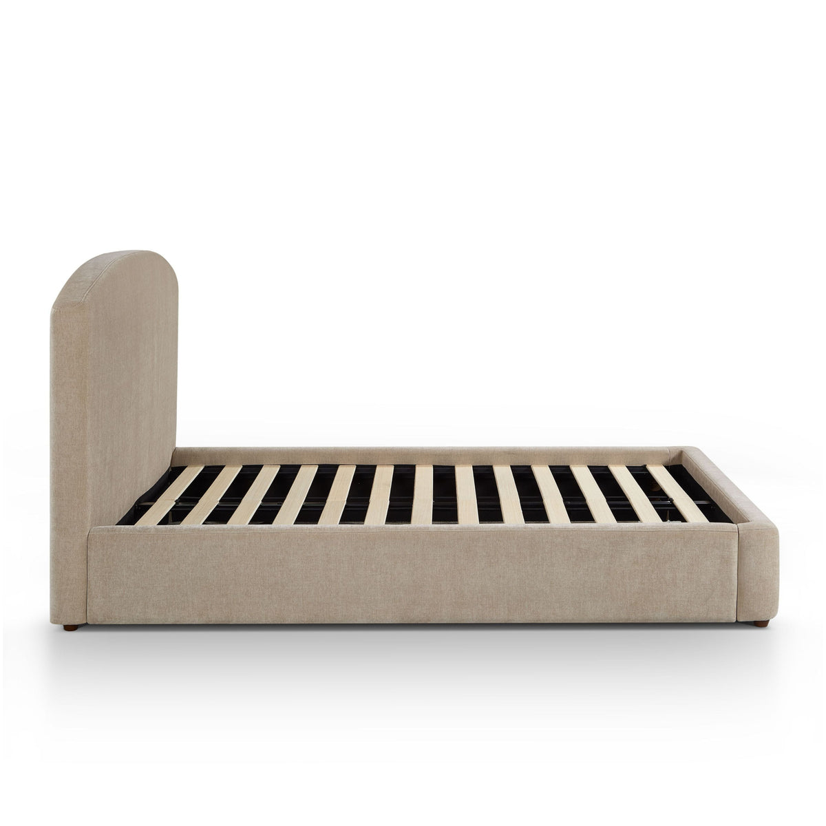 TOV Furniture Leah Taupe Performance Chenille Bed