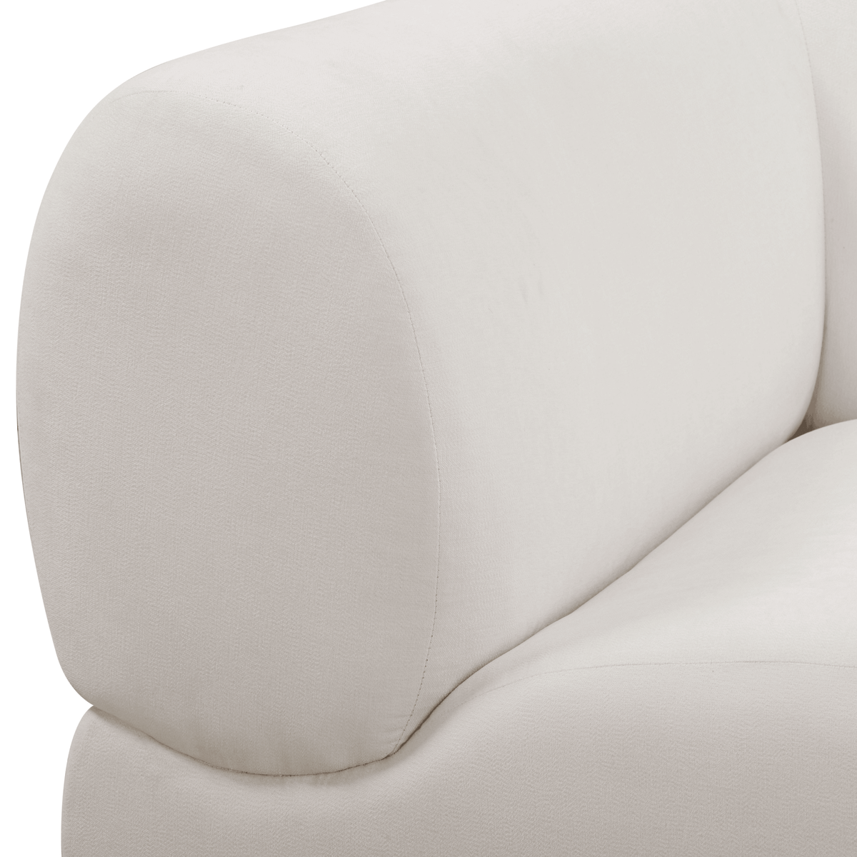 TOV Furniture Zenith Cream Upcycled Modular 5-Piece Sectional Sofa