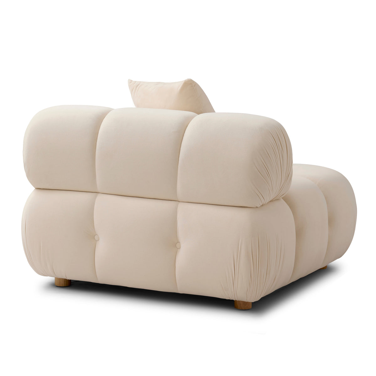 TOV Furniture Calliope Off White Performance Modular Corner Chair