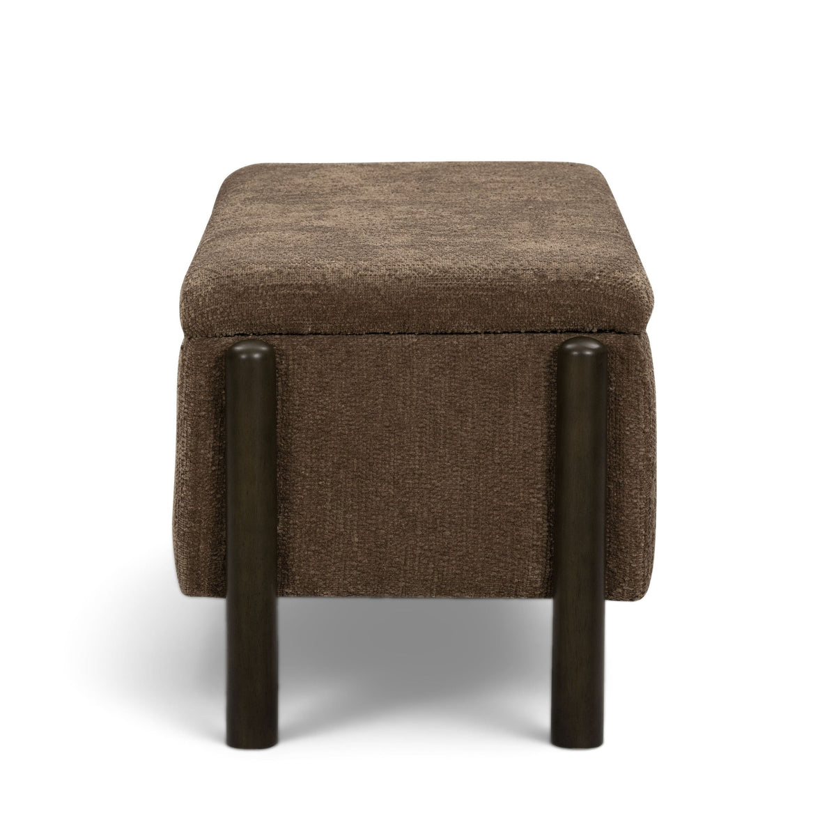 TOV Furniture Abby Nubby Brown Storage Bench