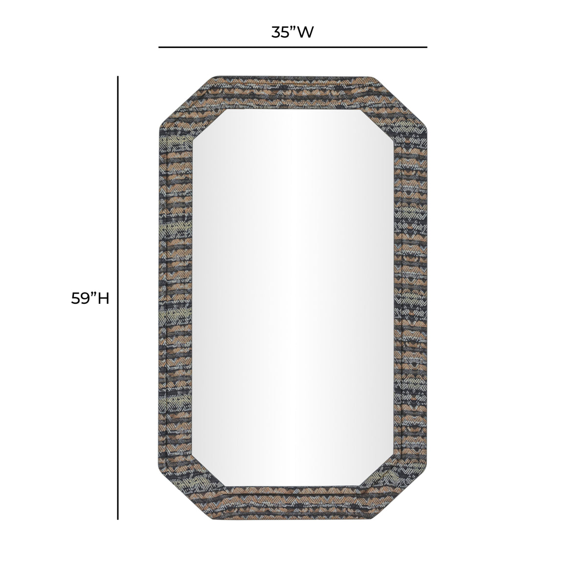 TOV Furniture Charlene Apex Jewel Wall Mirror