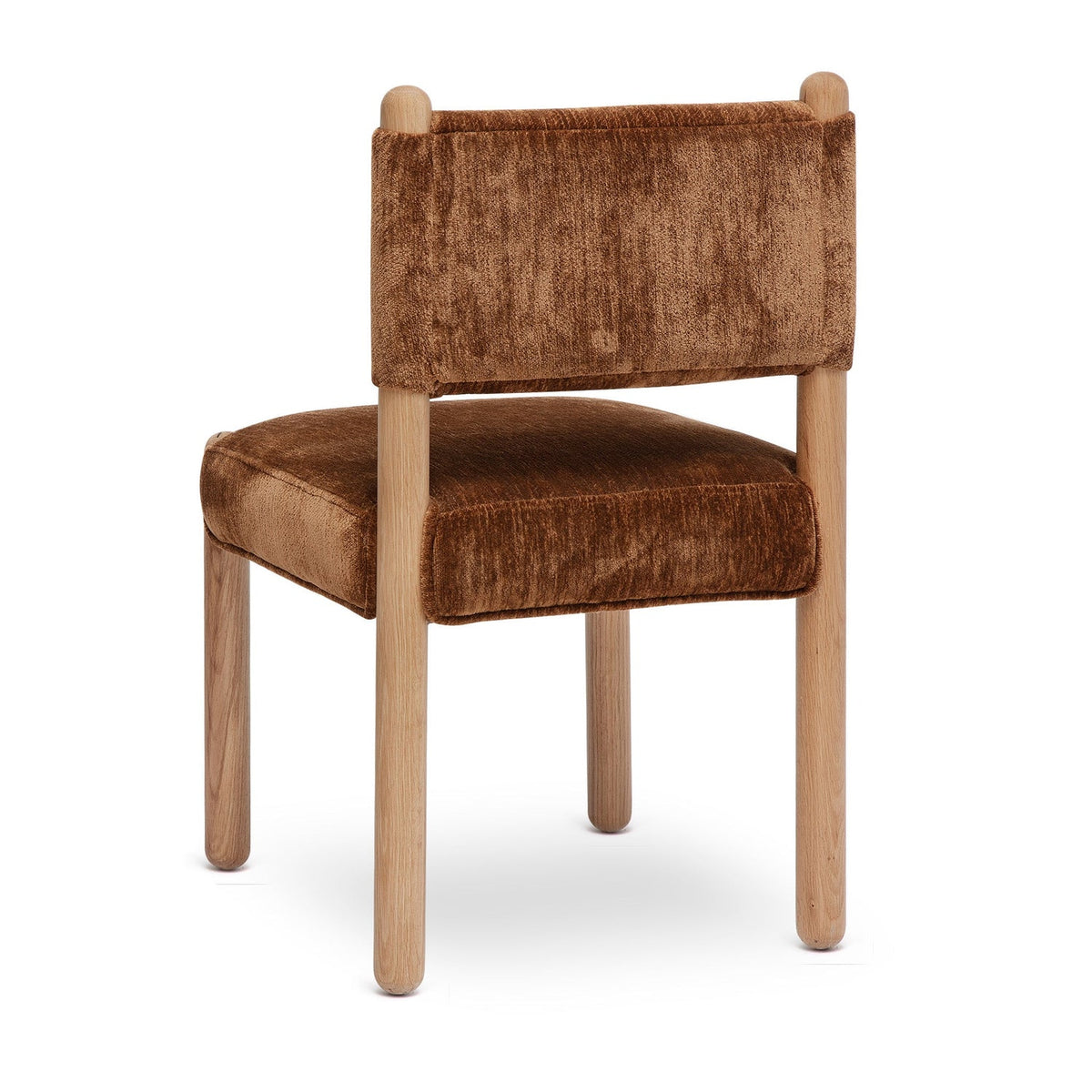 TOV Furniture Bruno Bronze Performance Chenille Straight Back Dining Chair