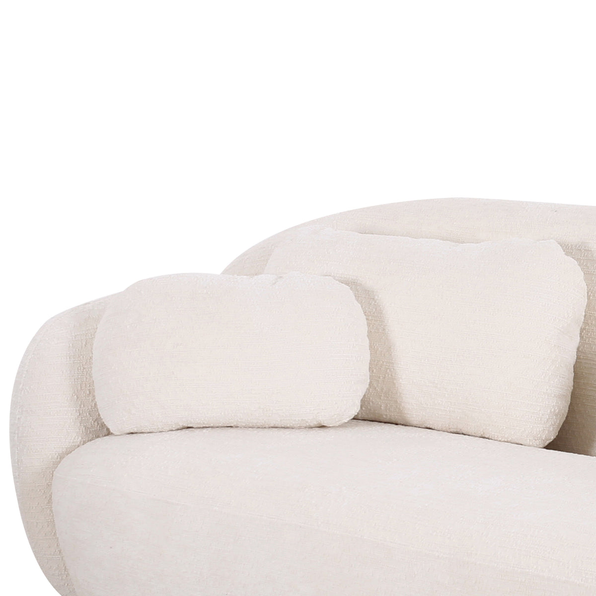 TOV Furniture Misty Off White 90in Sofa
