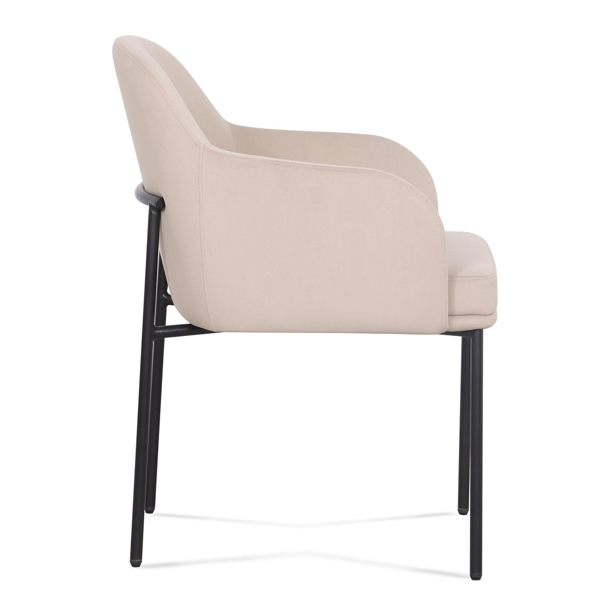 TOV Furniture Sydney Taupe Performance Velvet Armchair Set of 2