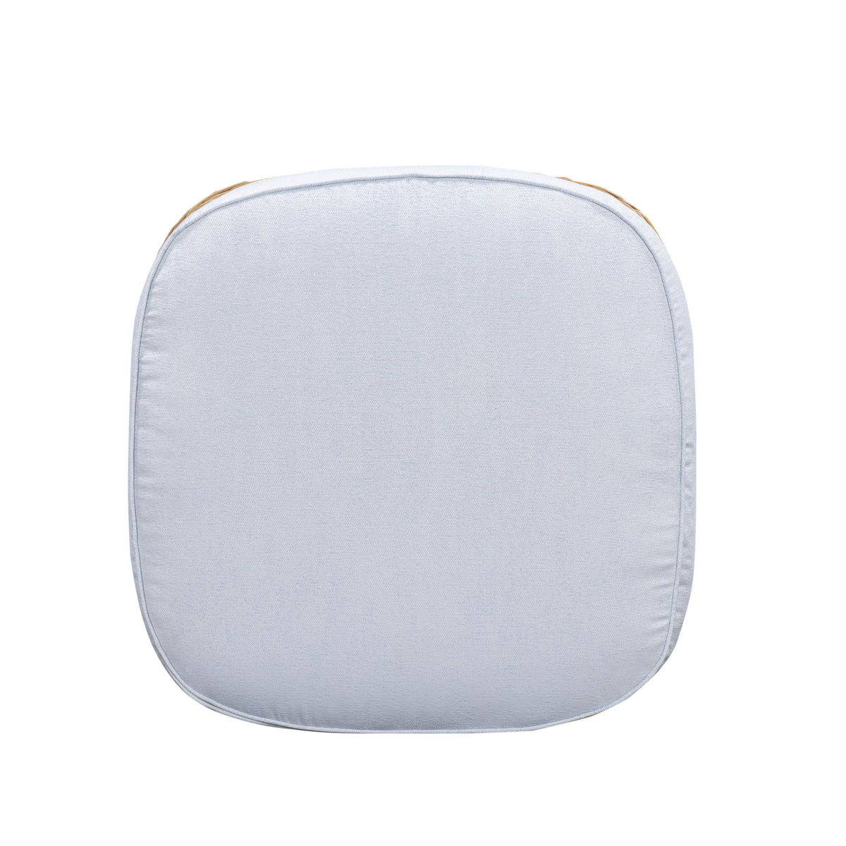 TOV Furniture Axel Blue Boucle Outdoor Ottoman