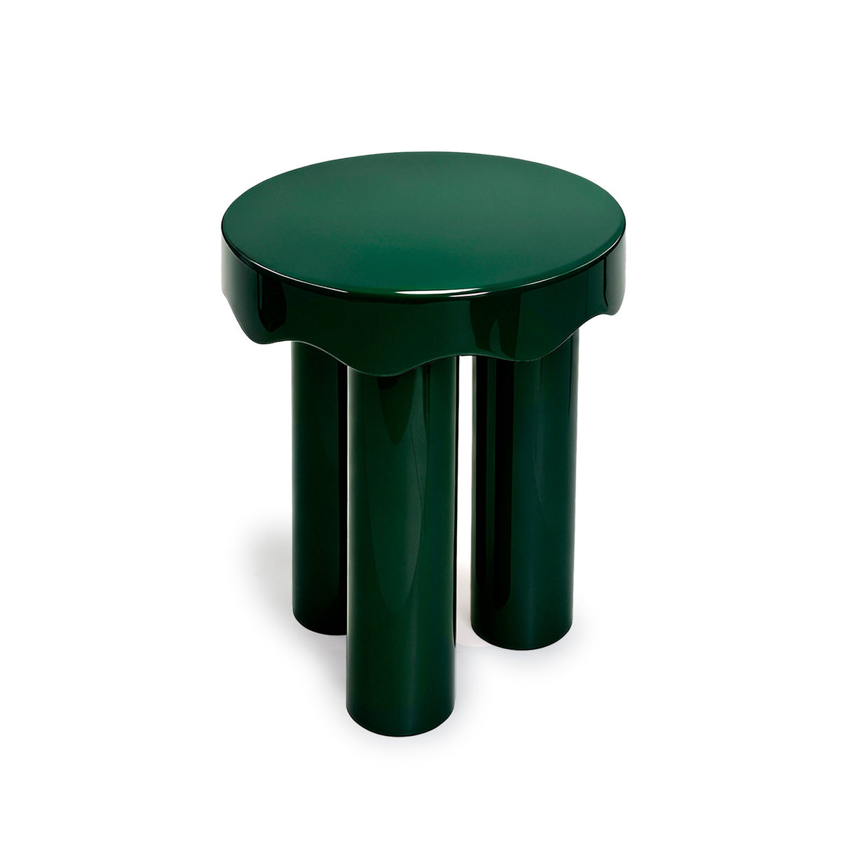 TOV Furniture Casper Green High Gloss Nesting Side Table Set