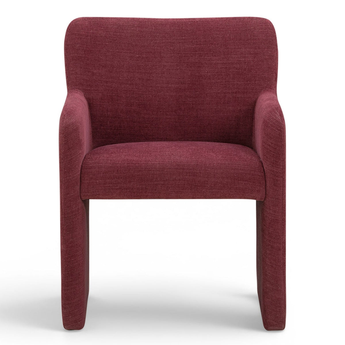 TOV Furniture Crawley Red Performance Linen Chenille Dining Chair