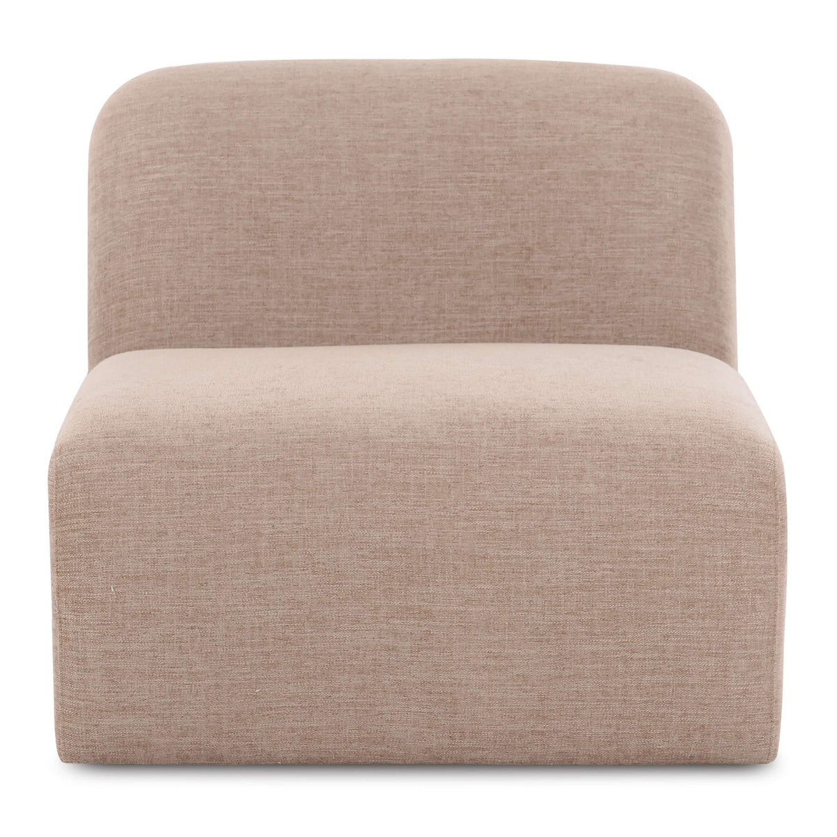 TOV Furniture Gorge Tan Modular Armless Chair