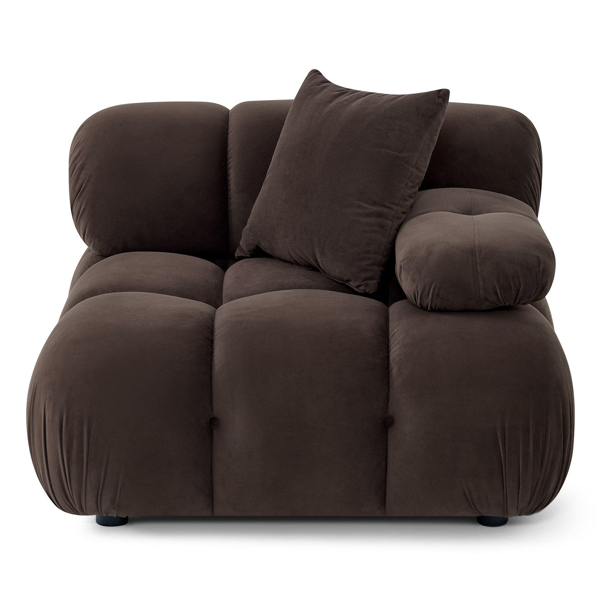 TOV Furniture Calliope Dark Brown Performance Modular Corner Chair