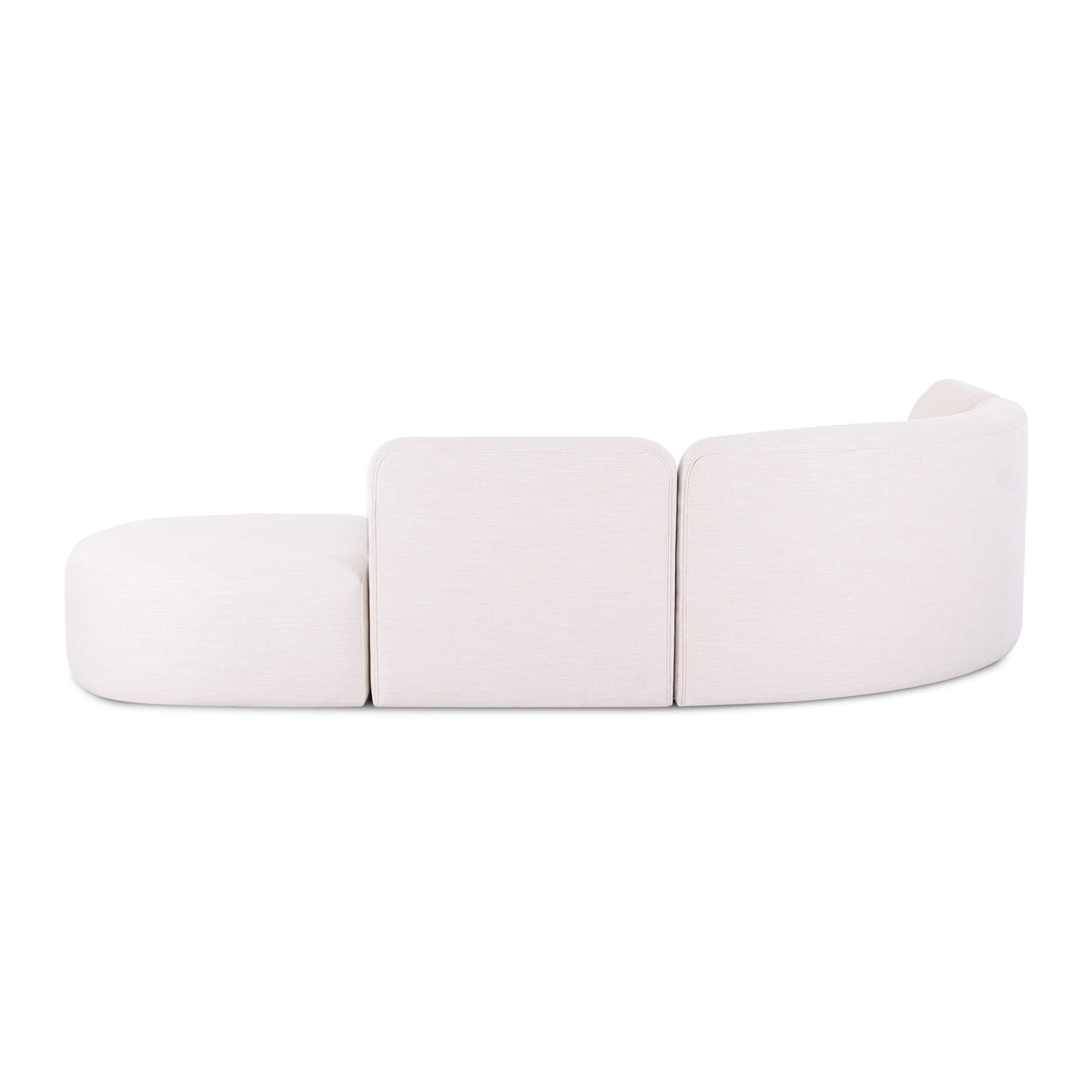 TOV Furniture Gorge Cream 5-Piece Modular Euro Sectional Sofa