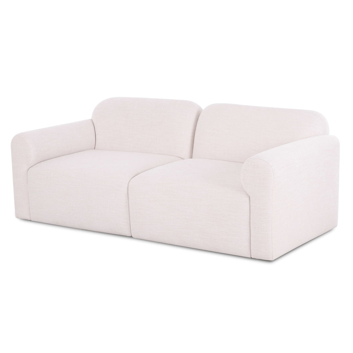 TOV Furniture Gorge Cream 81in Modular Loveseat