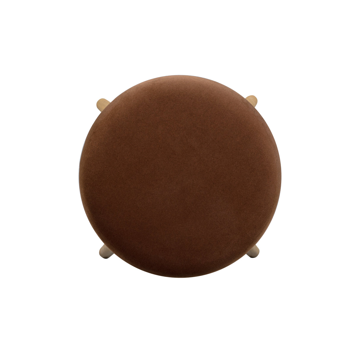 TOV Furniture Oodle Bronze Performance Vegan Mohair Bar Stool