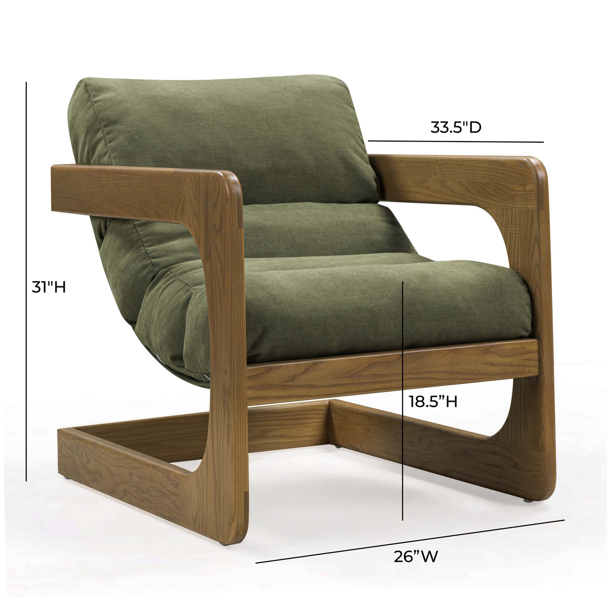 TOV Furniture Palma Green Accent Chair