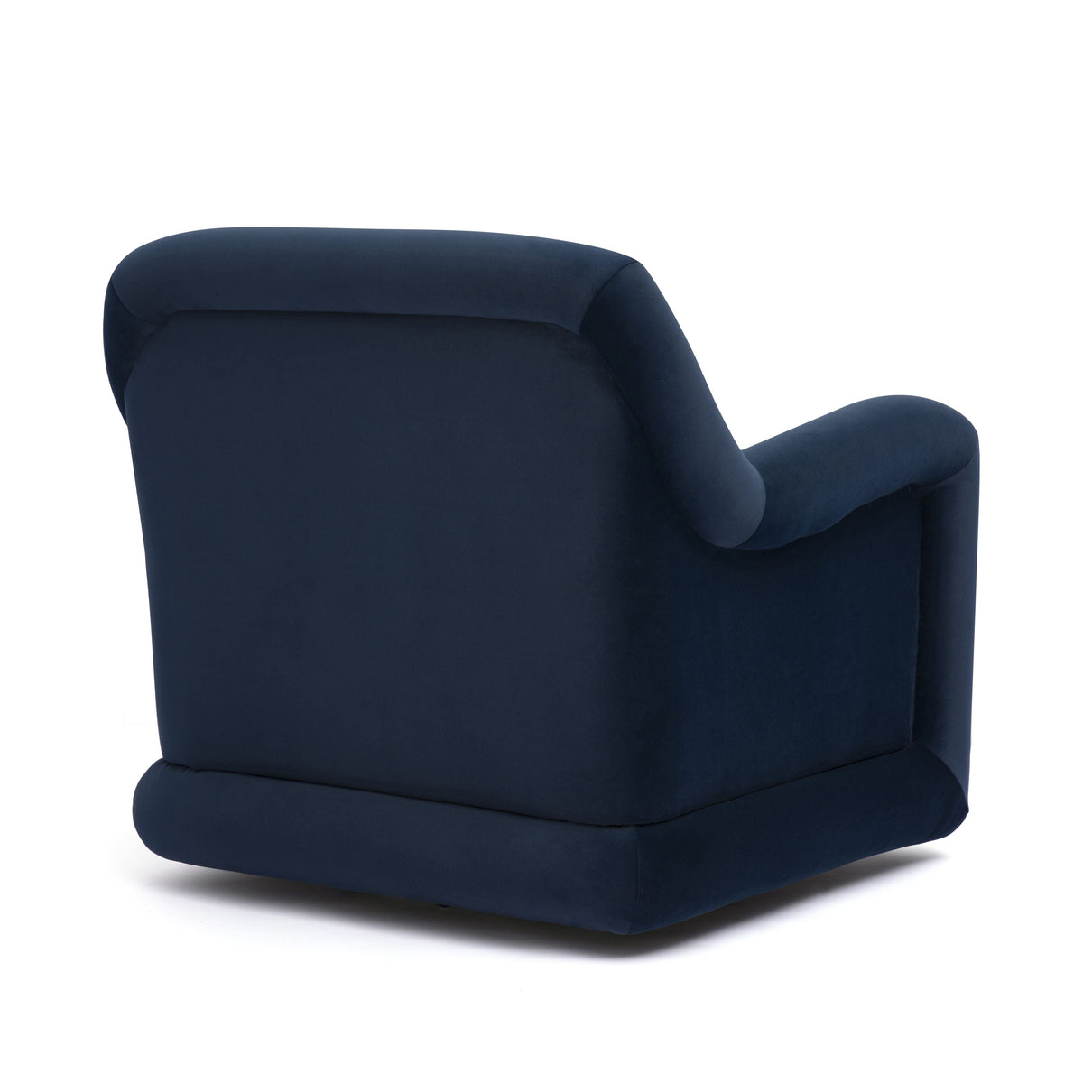 TOV Furniture Charli Dark Blue Performance Swivel Chair
