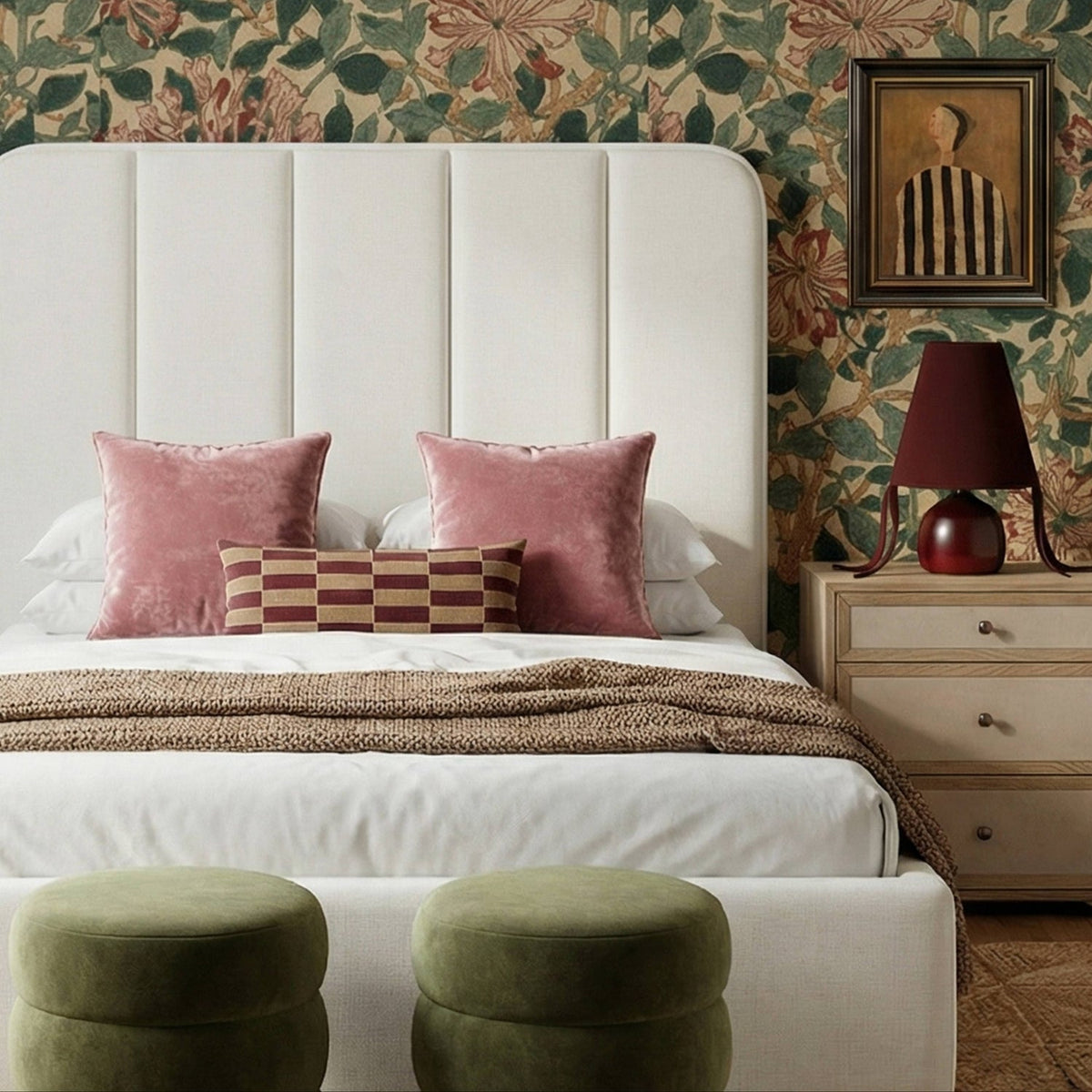 TOV Furniture Parker Cream Bed