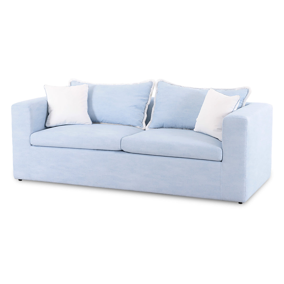 TOV Furniture Salty Light Blue Indoor/Outdoor Sofa