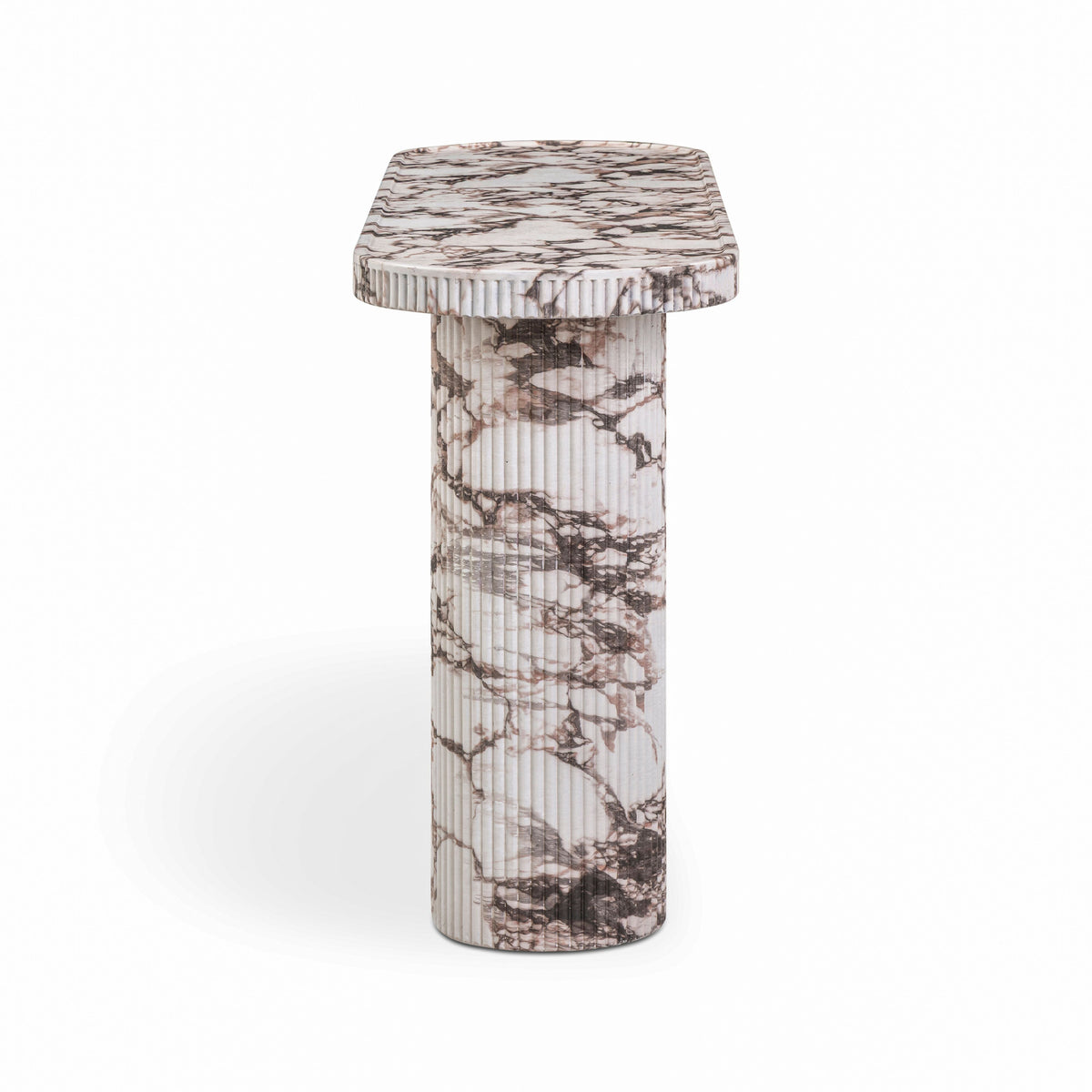 TOV Furniture Darcy Breccia Concrete Indoor/Outdoor Console Table