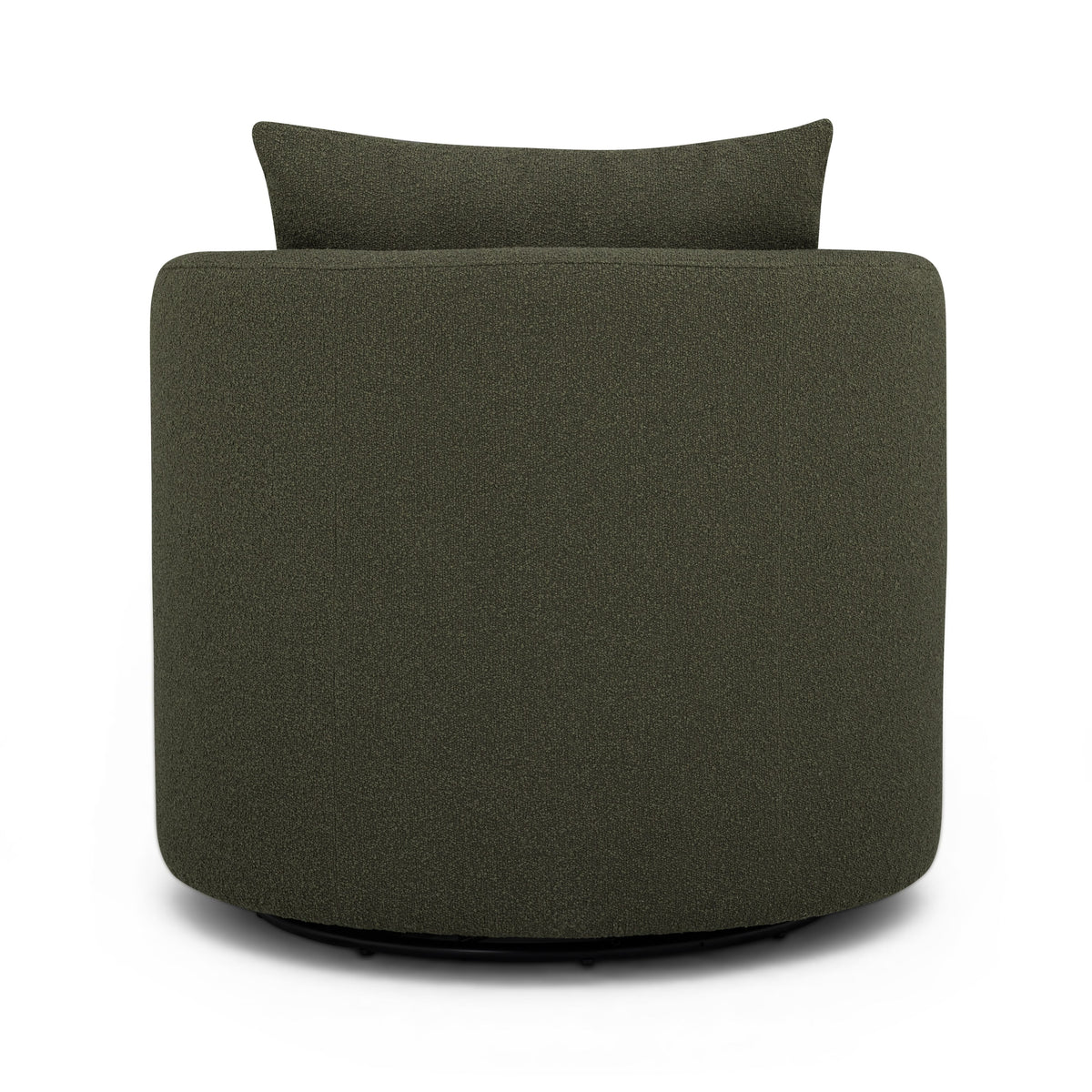 TOV Furniture Silvi Kale Green Performance Boucle Swivel Chair