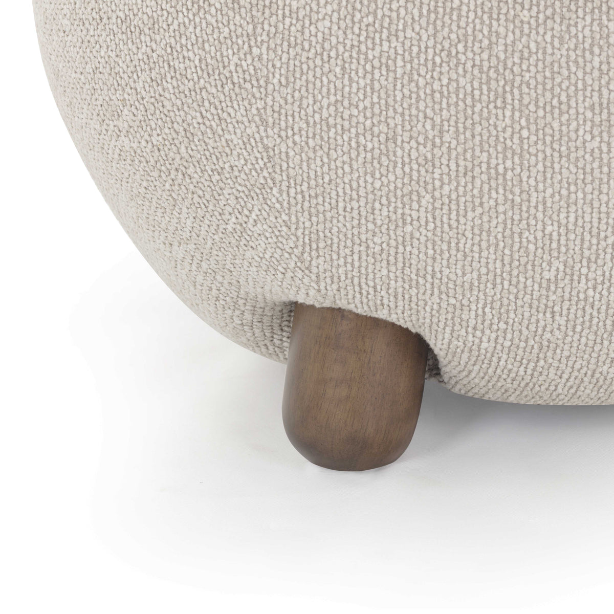 TOV Furniture Pucker Warm Gray Ottoman