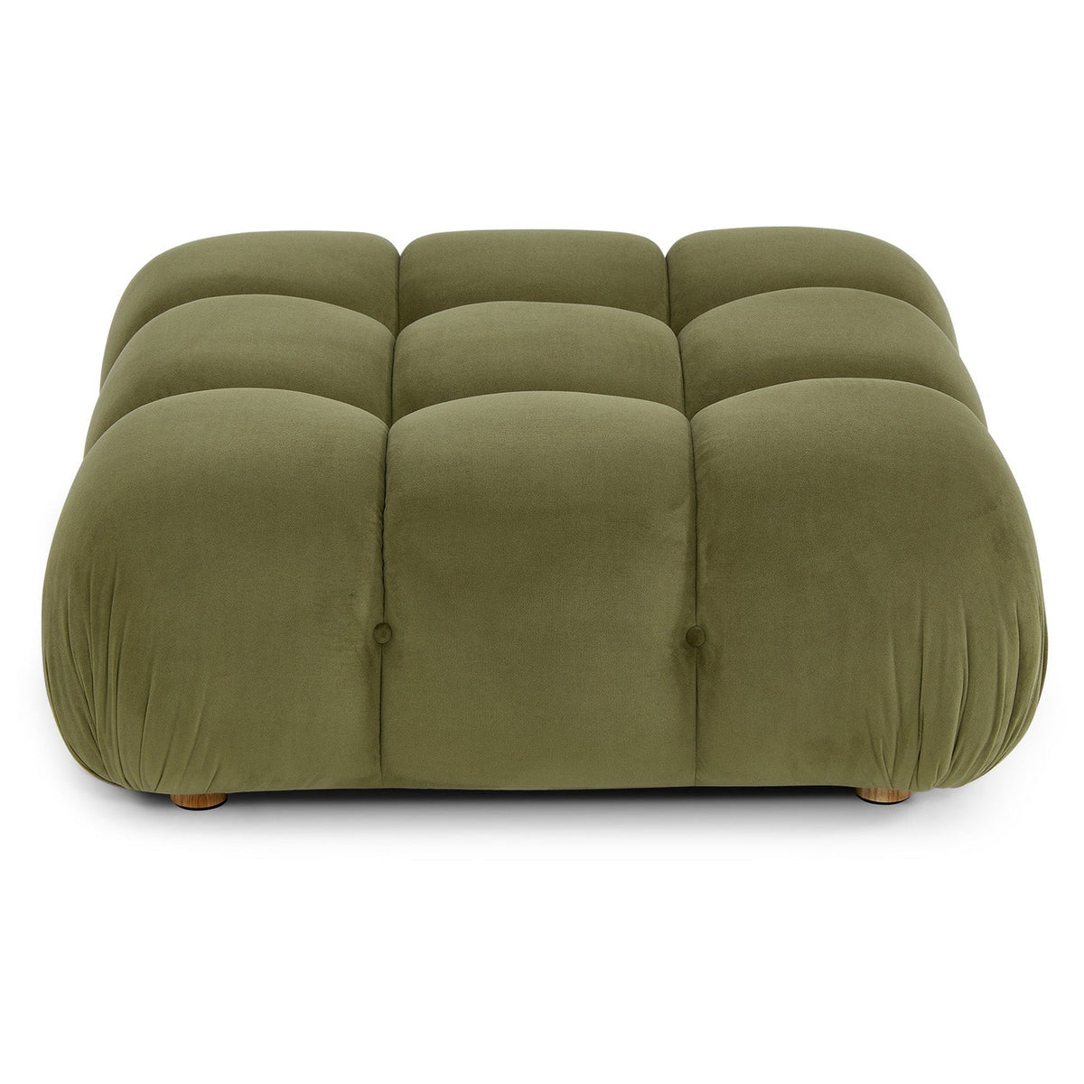 TOV Furniture Calliope Olive Green Performance Modular Ottoman