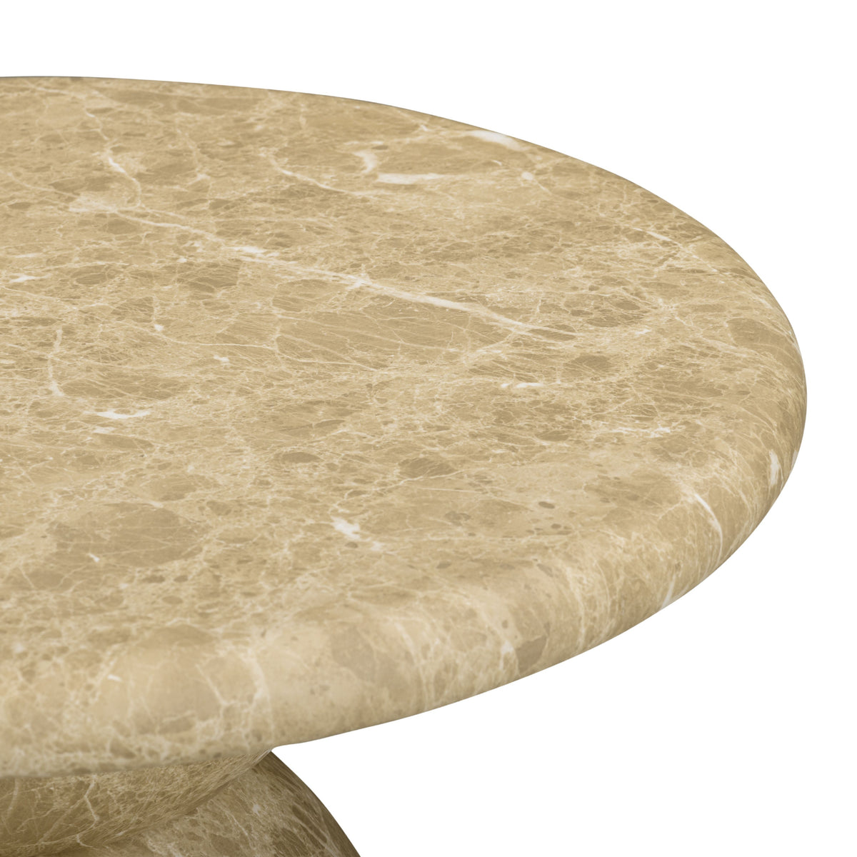 TOV Furniture Cynthia Light Concrete Indoor/Outdoor Side Table