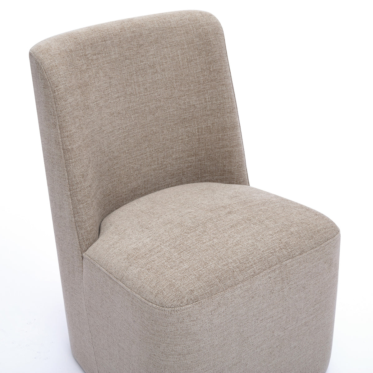 TOV Furniture Melissa Tan Performance Rolling Dining Chair