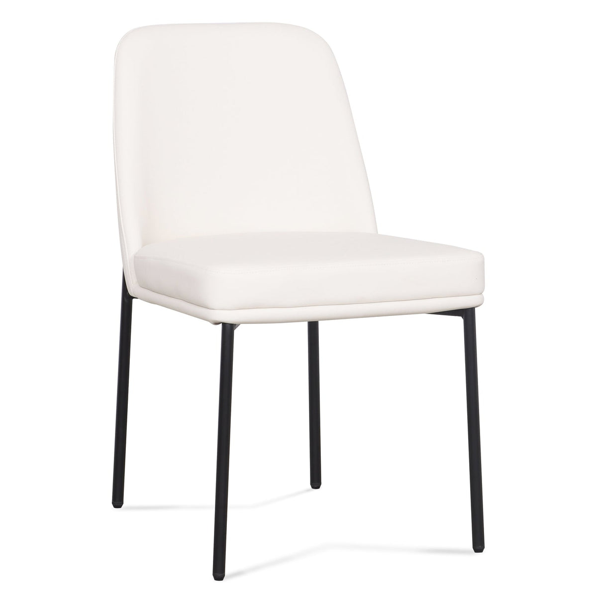 TOV Furniture Sydney Cream Performance Vegan Leather Dining Chair Set of 2