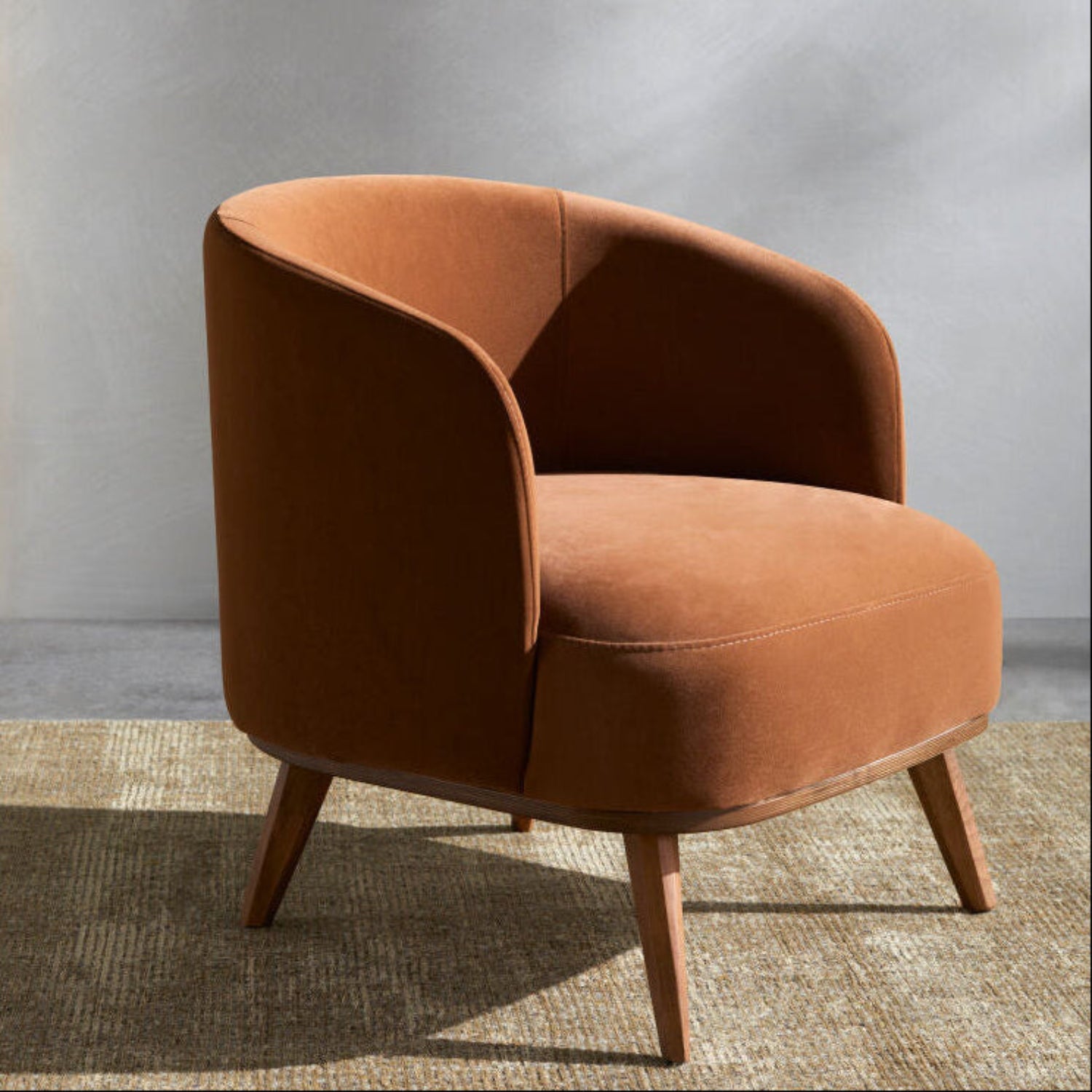 Megan Caramel Accent Chair