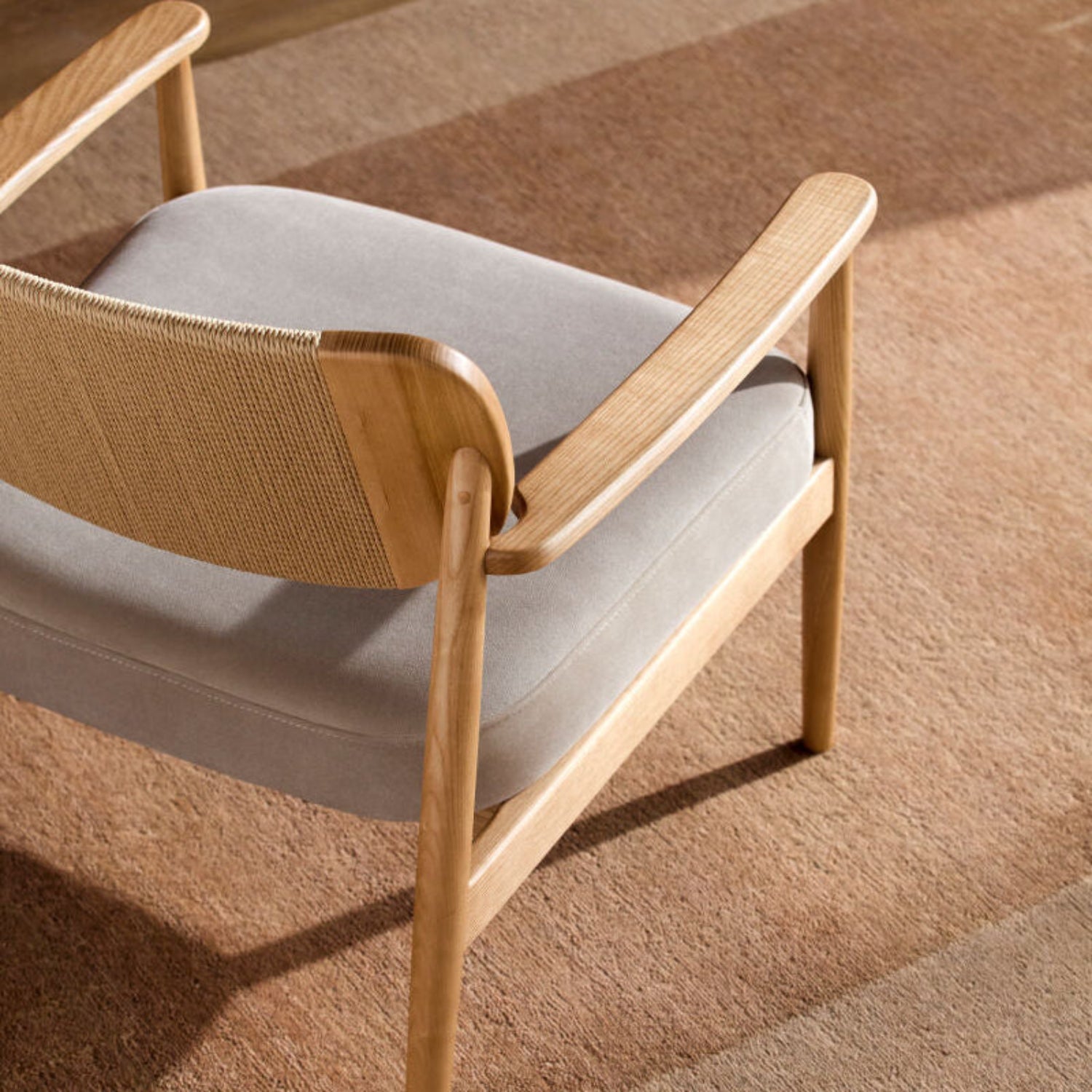 Meera Beige Accent Chair