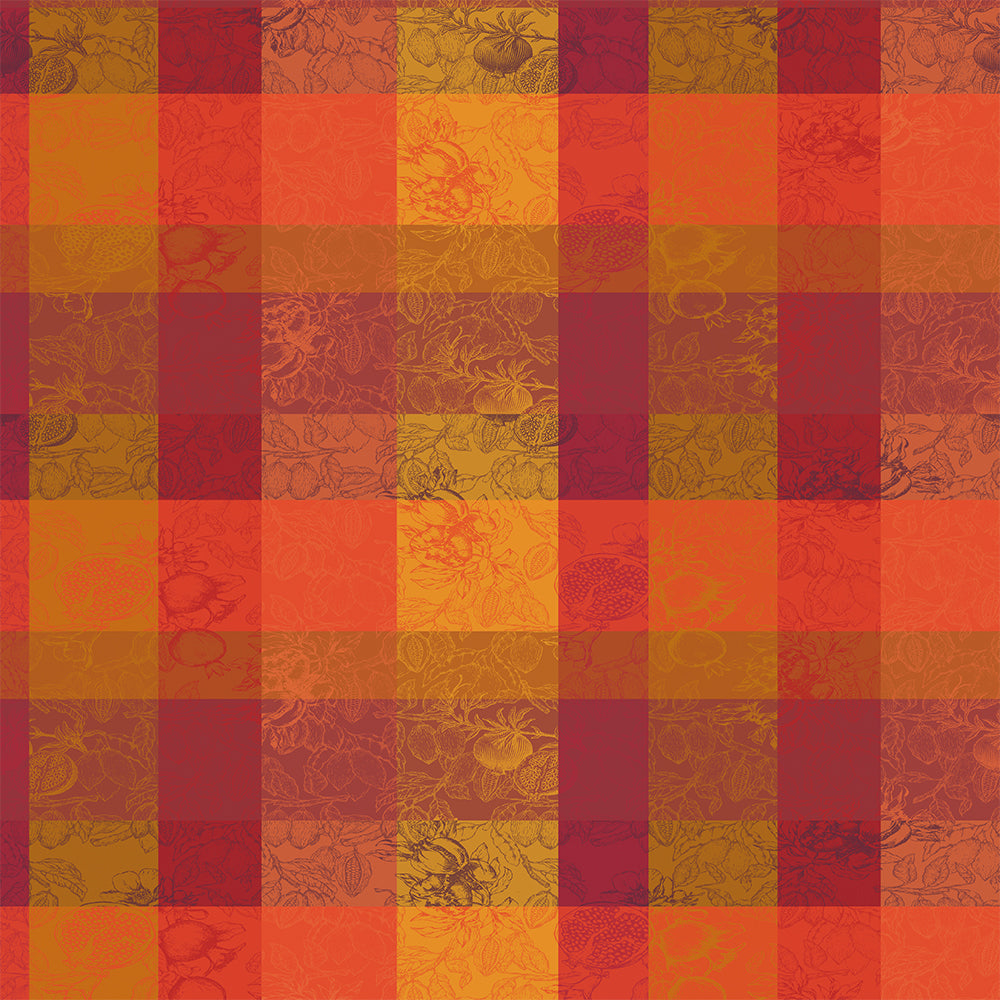 Garnier Thiebaut Mille Senteurs Epices Jacquard Tablecloth