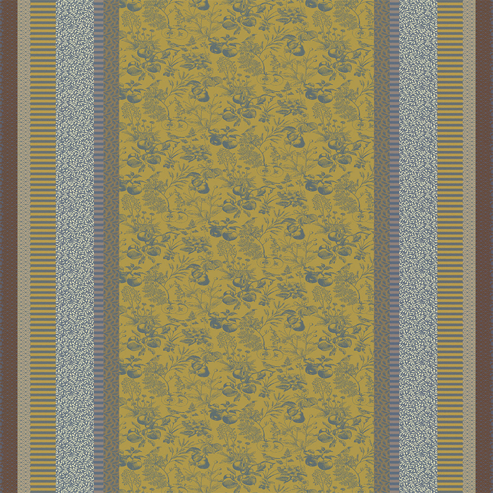 Garnier Thiebaut Mille Vergers Mordore Jacquard Tablecloth
