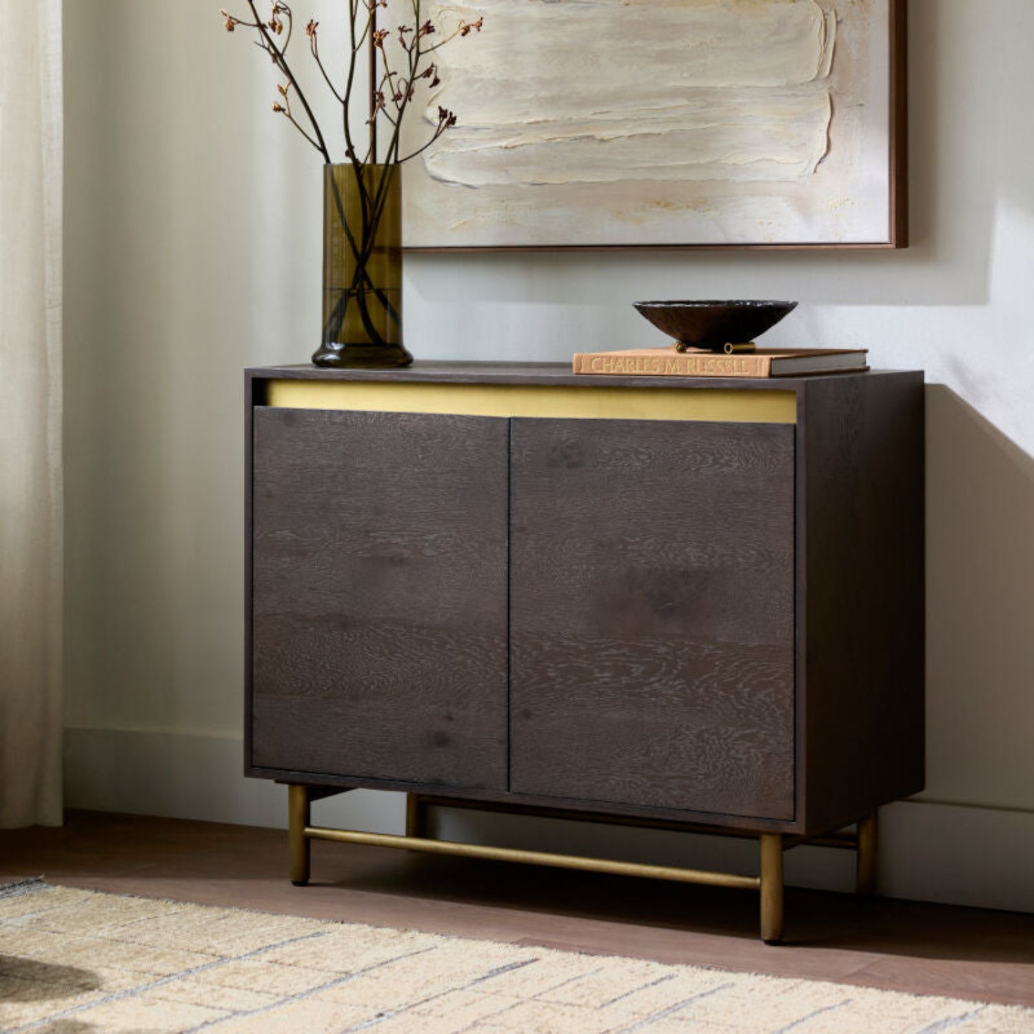 Molander Brass Cabinet