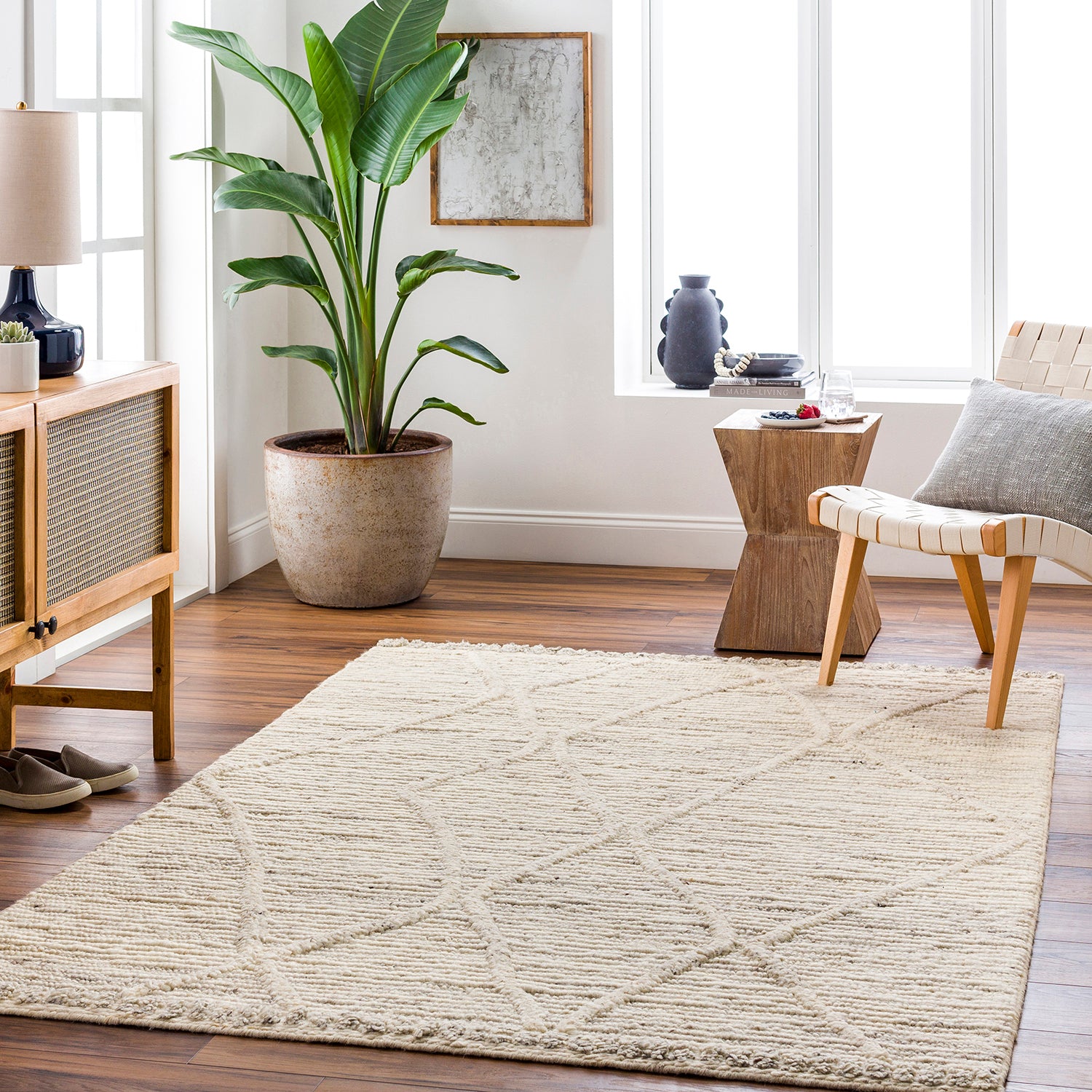 Surya Manisa Dia Hand Woven Rug